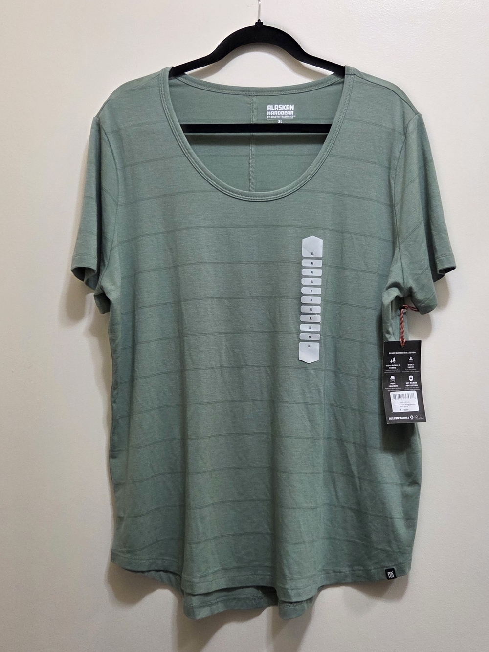 Duluth Trading Women's AKHG Renew Bamboo Short Sleeve Tee XL